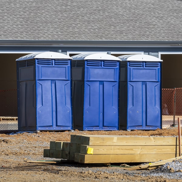 are there any restrictions on where i can place the portable toilets during my rental period in Saugerties New York